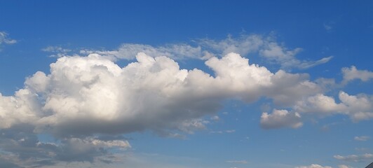 blue sky with clouds