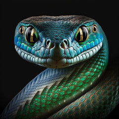 Fototapeta premium Snake is looking