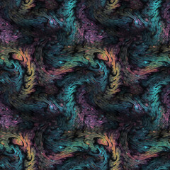 Obraz premium Patterns and shapes of dynamic flowing natural forms. AI generative illustration.