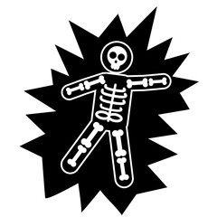 Electric Shock.electrocuted. Electrocution. stick figure. 
