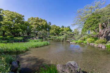 Fototapeta na wymiar 日比谷公園の庭園