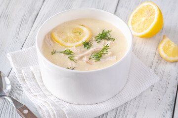 Portion of Avgolemono