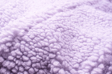 Purple fur texture as a background.