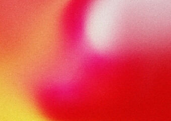 Gradient background with red and orange noise.