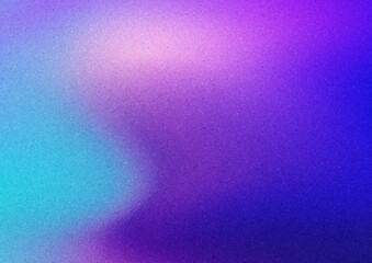 Purple and light blue gradient background with noise.