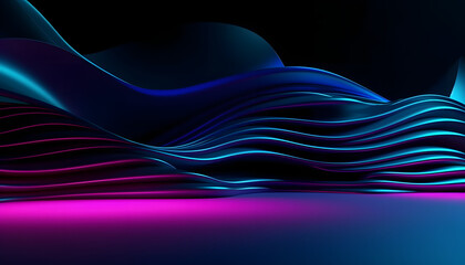 abstract background with generative ai technology