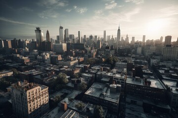 Image depicting New York City. Generative AI