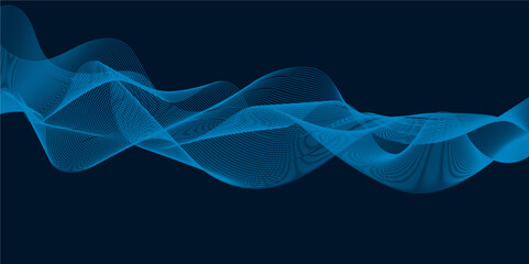 Abstract colorful wave lines background. Digital frequency track equalizer. Abstract frequency sound wave lines and technology curve lines background.   Abstract business wave curve lines background.