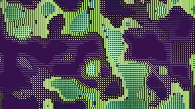Loop Color Scale Mosaic Square Particles Background. Background is a looped video you can extend it for as long you need.