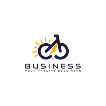 E Bike Logo and Icon Design
