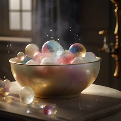 Color bubbles ball