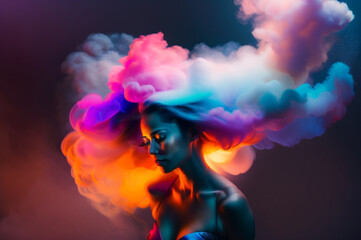 Danza de las Esencias: Baile y Emociones Entre Humos de Colores