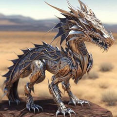 metal mechanical dragon