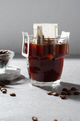 Drip Coffee Bag in a Cup, Coffee Trend, Quick Way to Brew Ground Coffee