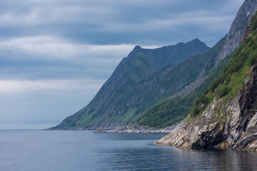 The fjord of Senja Island,  Norway
