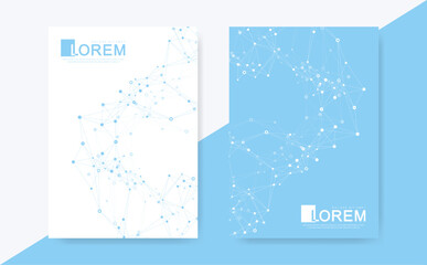 Modern Health Care cover template design for a report and medical brochure design, flyer, leaflets for printing presentation