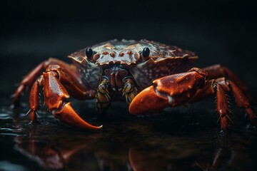 Image of a crab. Generative AI