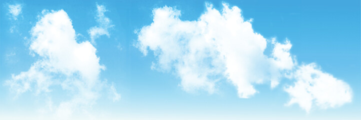 Background with clouds on blue sky. Blue Sky vector - 595612932