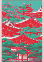 A set of vector backgrounds for text that capture the beauty of Asia in all seasons. From the iconic Mt. Fuji to the sunny fruits of Japan, Korea, and China, these backgrounds feature a mix of classic