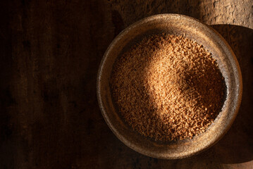 Coconut Sugar in a Bowl