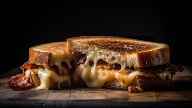 Swiss and Bacon Grilled Cheese
