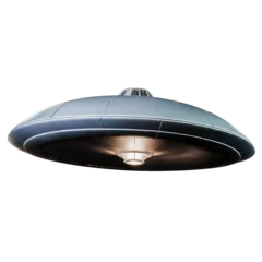 Foto auf Acrylglas UFO ufo isolated on white background, PNG
