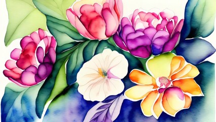 floral watercolor 