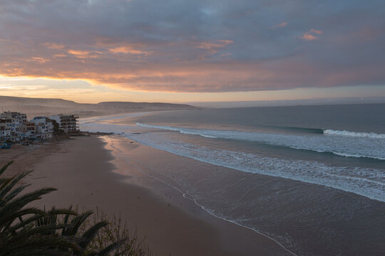 Sunrise Surf in Taghazout Beach - Morocco - Africa