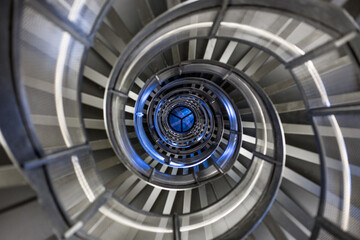 Fototapeta premium Escalier tournant