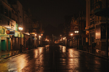 Fototapeta na wymiar Hanoi at day and at night