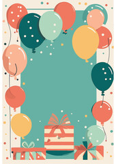 A set of festive vector backgrounds for text, perfect for adding a touch of celebration to your designs. Whether it's a birthday, wedding, baby shower, or party, these backgrounds feature colorful ele