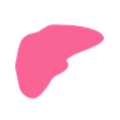 Pink abstract organic shapes. Minimalist geometric elements. Trendy modern graphic element vector Illustrator