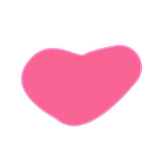 Pink abstract organic shapes. Minimalist geometric elements. Trendy modern graphic element vector Illustrator