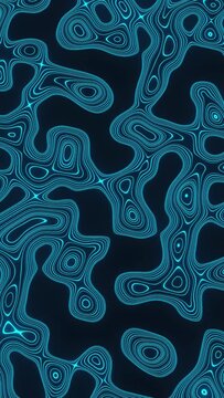 blue neon lines abstract background