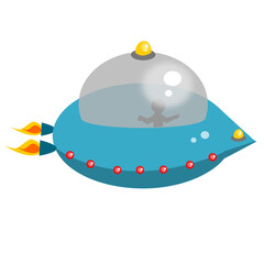 futuristic flying ship