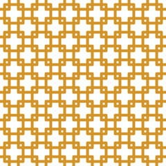 Fototapeta na wymiar Golden seamless pattern with squares
