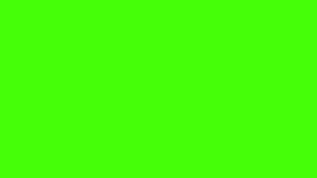 hearts for love day motion graphics with green screen background