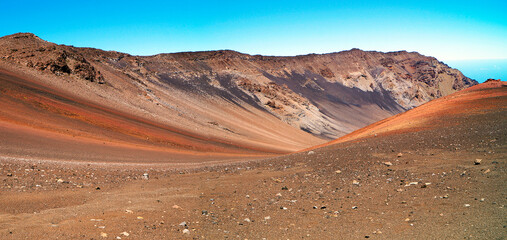 Haleakala volcano. Lunar landscape on the Island of Maui - Hawaii, USA