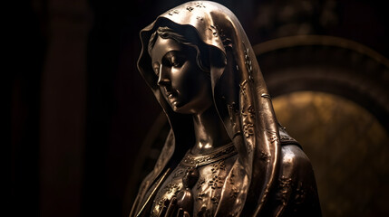 Statue von der Jungfrau Maria, Mutter von Jesus
