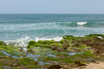 Laomei Green Reef in North sea coast in Taiwan
