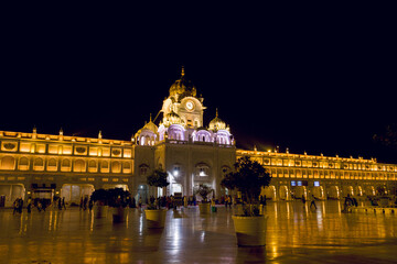 The Golden Temple Amritsar India (Sri Harimandir Sahib Amritsar), a central religious place of the Sikhs.