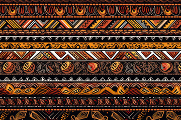 Ethnic seamless pattern. Traditional ornament background