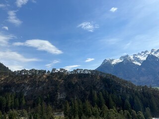 Obraz premium mountains and clouds