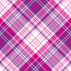 Seamless pattern in unusual bright violet and pink colors for plaid, fabric, textile, clothes, tablecloth and other things. Vector image. 2