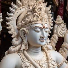 A statue of Brahma