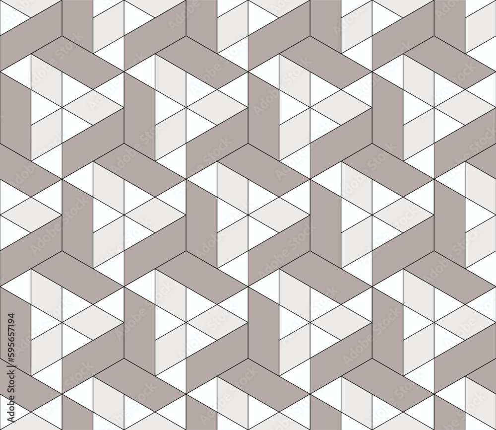 Wall mural vector seamless geometric pattern.linear pattern. wallpapers for your design. vector illustration.