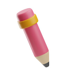 branding pencil 3d illustration