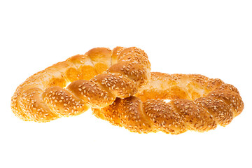 turkish bagel isolated