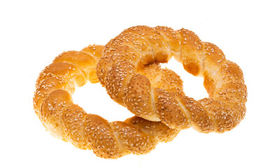 turkish bagel isolated