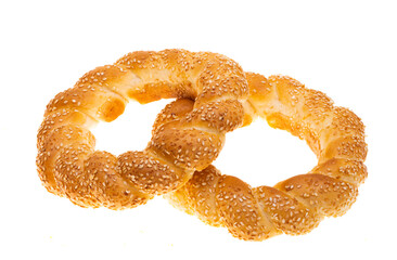 turkish bagel isolated